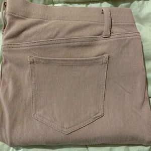 Tan Faded Glory ankle length leggings. Size 2X